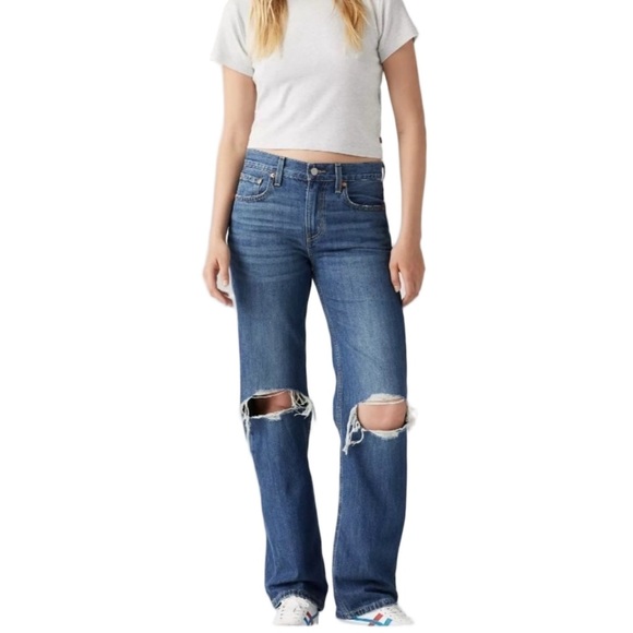 Levi's Denim - Levi's Women's Low Pro Straight Jeans